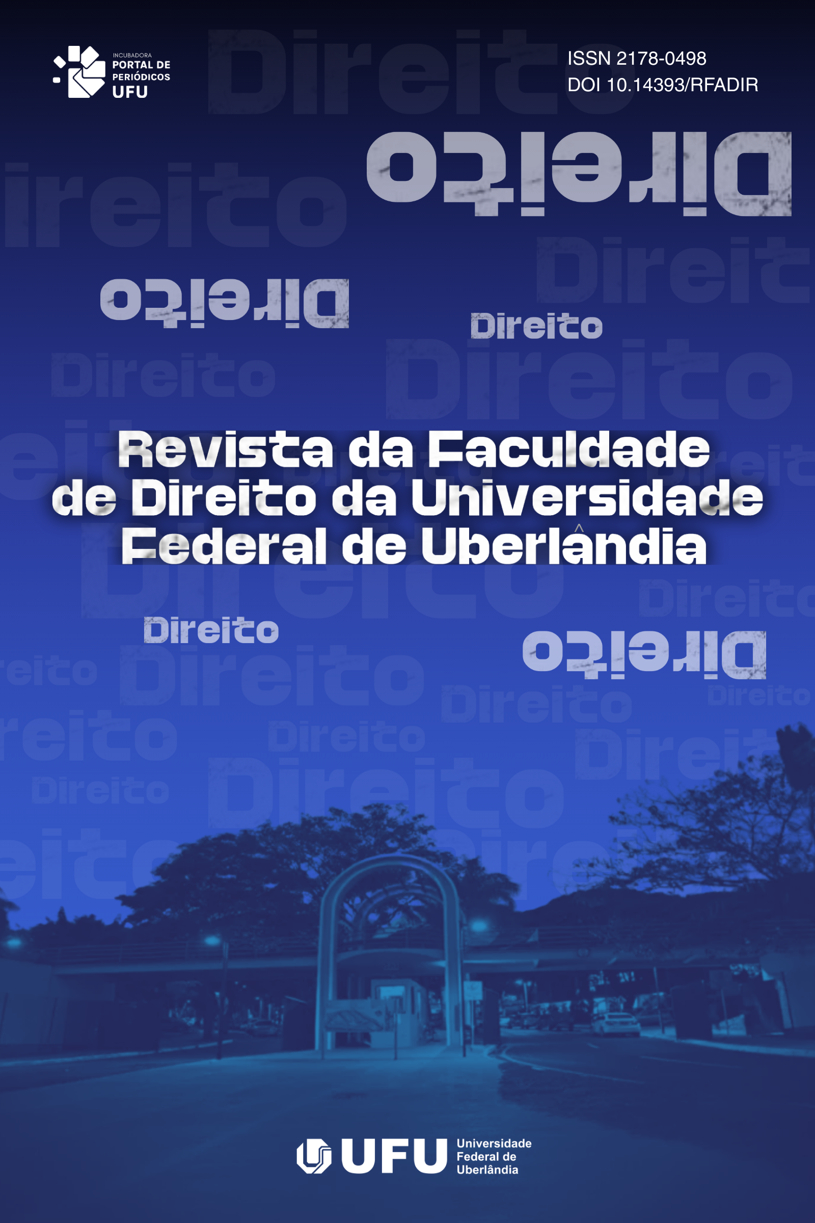 Capa padrão das revistas do PPUFU
