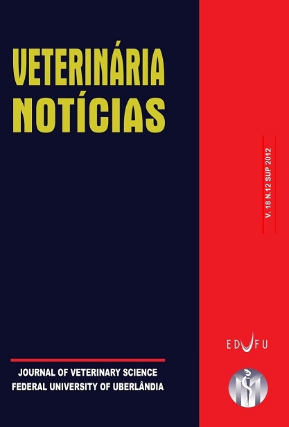 					View Vol. 18 No. 2.SUP (2012): Veterinária Notícias
				