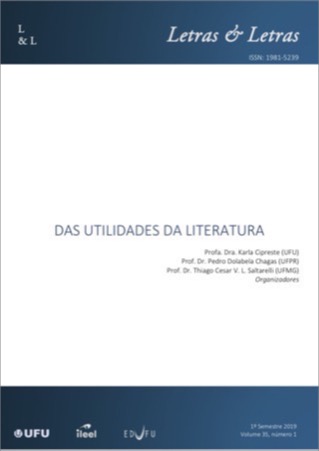 Capa: Das Utilidades da Literatura